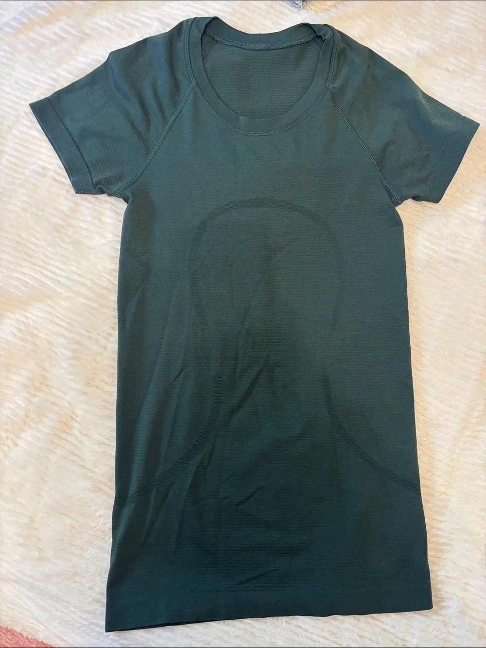 Lululemon Short Sleeve Crewneck T-Shirt Dress in Deep Teal